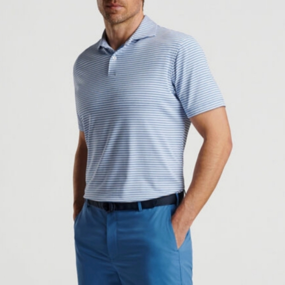 Peter Millar Crown Crafted stripe golf polo (NWT) 🛍 HP 🛍
